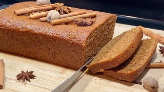 RECETTE DU PAIN D’ÉPICES MAISON SUPER MOELLEUX🍞TRÈS FACILE ET RAPIDE Deli cuisine [upl. by Noak]