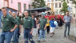 06072012  Umzug beim Altstadtfest in Tauberbischofsheim [upl. by Fishback]