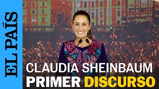 México  El mensaje de Claudia Sheinbaum tras su triunfo electoral  EL PAÍS [upl. by Saidnac]