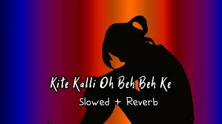 Kite Kalli Oh Beh Beh Ke Slowed  Reverb Maninder Buttar  Another Sad Night [upl. by Aurelia37]