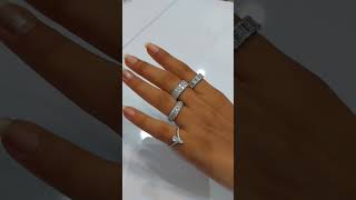 Pure 925 hallmarked Sterling silver Rings for womangirls [upl. by Sherris]