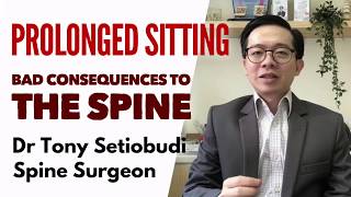 PROLONGED SITTING  BAD CONSEQUENCES TO THE BACK BONE [upl. by Jemmy436]