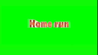 Wii Sports — Home run Greenscreen [upl. by Orlina115]