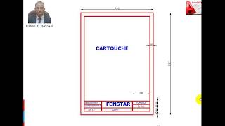 formation autocad 2d  cartouche A4 et impression [upl. by Elauqsap60]