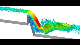 CFD simulation of flow over a weir [upl. by Sillaw578]