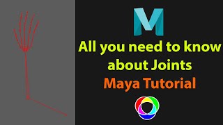 All About Joints Maya Rigging Tutorial for Beginners  Joints Basics [upl. by Alih250]