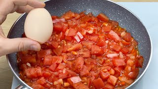 Ich habe noch nie so leckere Eier mit Tomaten gegessen Das einfachste Frühstück in 5 min 103 [upl. by Crespo]