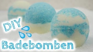 DIY LUSH FROZEN Badebomben selber machen  Glitzer Badebomben  DIY Sprudelbad [upl. by Gemperle]