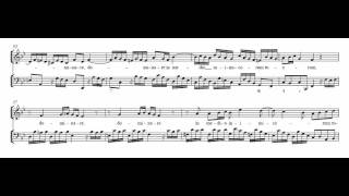 2 Virgam Virtutis Tuae Dixit dominus  G F Händel Score Animation [upl. by Odravde]