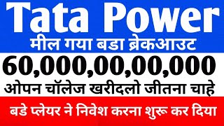 Tata power share latest news today  Tata power share analysis  Tata power share targets tomorrow [upl. by Eille42]