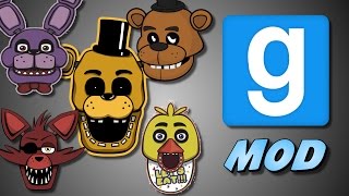 All FNAF Chasing NPCs  Garrys Mod  Five Nights at Freddys [upl. by Ginnifer]