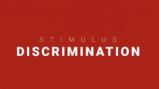 Stimulus Discrimination Examples [upl. by Ahker530]