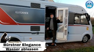 Der Winter naht Wasser ablassen 🥶  Bürstner Elegance I 910920 G  ErmittlerTV [upl. by Vince770]