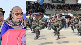 LIVE Tanzania President Samia Suluhu Presides over Peoples Defence Forces 60 years of service [upl. by Kaylee]