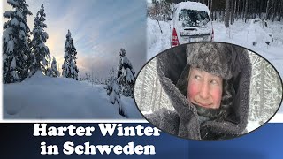 Mein anstrengendster Winter in Schweden Kalt glatt und meterhoher Schnee [upl. by Artimas977]