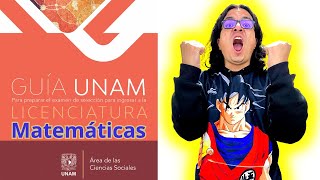 🎁 Guia UNAM 2024 Área 3  MATEMÁTICAS  Super HACKS [upl. by Yerfej]