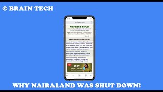 Why Nairaland Forum Was Shut Down  Nairaland News Today [upl. by Grand338]