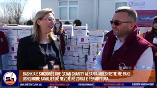 ShkodraWeb I Bashkia Shkodër dhe Qatar Charity Albania ndihma ushqimore në zonat e përmbytura [upl. by Tella]