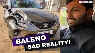 Baleno Owner Accident experience  Reality of build quality [upl. by Yerffoj696]