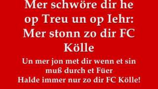 1FC Köln Hymne Lyrics [upl. by Ayekat]