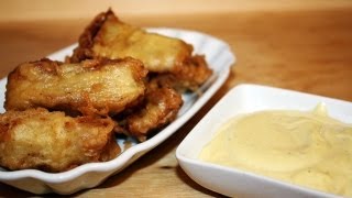 REZEPT KIBBELING  BACKFISCH MIT SCHNELLER KNOBLAUCHMAYONAISE  einfach und schnell selbstgemacht [upl. by Paula]