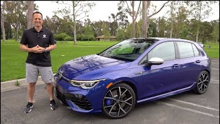 Is the 2023 VW Golf R a BETTER hot hatch than a Toyota GR Corolla [upl. by Rediah]