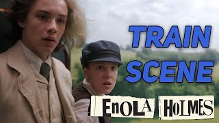 Train Scene Enola amp Tewksbury Meet  Enola Holmes 1080p [upl. by Jagir]