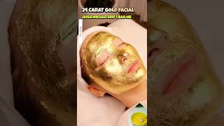 🔥Easy GOLDEN FACIAL😱  Parlour Like Golden Facial Skin At Home skincare skinbrightening shorts [upl. by Lilly]