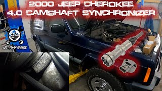 2000 Jeep Cherokee 40 P1391 and P0340  Camshaft Synchronizer Replacement  Cam Sensor Grenaded [upl. by Elyak482]