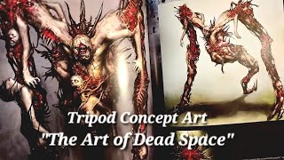 Tripod Necromorph Concept Art From quotThe Art of Dead Spacequot Artbook [upl. by Alyehs]