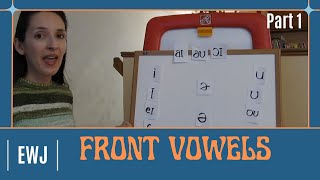 Pronunciation of English Vowel Sounds  Front Vowels Part 1 [upl. by Torp]