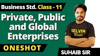 Class 11 Business Studies Chapter 3 Public Private and Global Enterprises Full Chapter Explanation [upl. by Strenta924]