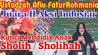 Ustadzah Afiv Fatur Rohmania Terbaru 25 Agustus 2019 [upl. by Prichard]