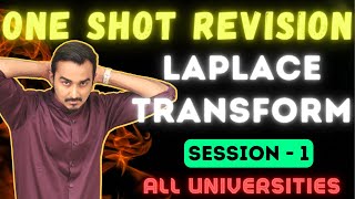 LAPLACE TRANSFORM  ONE SHOT REVISION  ENGINEERING MATHS  MATHS 3  SAURABH DAHIVADKAR [upl. by Sandler352]