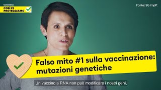 Falso mito 1 sulla vaccinazione mutazioni genetiche [upl. by Esital89]