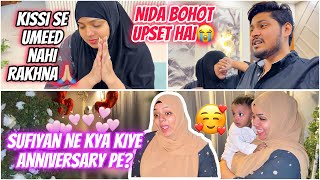 Nida Hui Upset😞 Sufiyan Ne Kya Kiye Anniversary Pe🥹 Niyan♥️ [upl. by Valente]