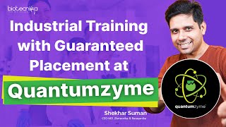 Industrial Bioinformatics Training With Guaranteed Placement at Quantumzyme [upl. by Allenrac]