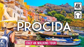 Procida 4K Walking Tour Italy  Peaceful morning walk  Captions amp Immersive Sound 4K UHD60fps [upl. by Nerin590]