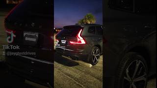 2023 Volvo XC60 B5 Ultimate Dark AWD POV Night Drive Binaural Audio volvoshorts [upl. by Olivie509]