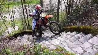 KTM EXC 300 Hard Crash Rekluse Clutch [upl. by Hunt]