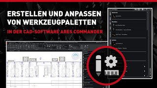 Erstellen und Anpassen von Werkzeugpaletten in der CADSoftware ARES Commander [upl. by Theall]