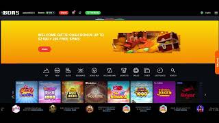 Bons Casino bonus code quotnodepositzquot  Get 50 Free Spins on a Deposit of 5 USD [upl. by Quinn]