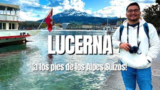 Así es LUCERNA la PRECIOSA ciudad SUIZA 🇨🇭 [upl. by Manolo]