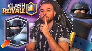 MON DECK MEGA CHEVALIER TOXIQUE sur CLASH ROYALE [upl. by Lynus]