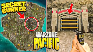 NEW WARZONE MAP amp SECRET BUNKER full WALKTHROUGH Warzone Pacific [upl. by Enna]