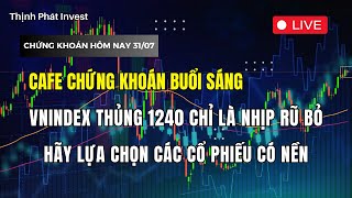 Nhịp thủng 1240 là RŨ BỎ  Spring trong Wyckoff  CAFE Chứng Khoán hôm nay 3107 [upl. by Anisamoht]