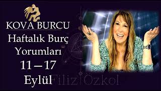 11  17 Eylül 2023 37nci Hafta Kova Burcu Yorumları  burcyorumları [upl. by Iidnarb464]