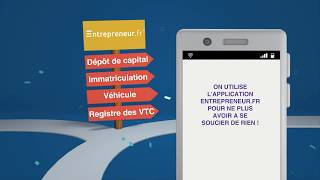 Création dentreprise VTC  présentation de lapplication mobile Entrepreneurfr [upl. by Neirrad]