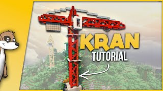 Minecraft Kran Einfach Bauen In Nur 5 Minuten Tutorial Deutsch [upl. by Cid682]