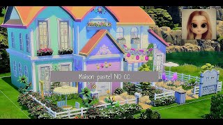 Maison Pastel  Boulangerie No CC Sims 4 [upl. by Faucher]